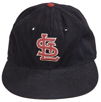Circa 1962 Stan Musial Game Used St. Louis Cardinals Cap (MEARS)